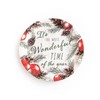 50pcs Disposable Christmas Party Paper Plates in 5 Assorted Designs
