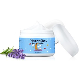 Magnesium Lotion for Kids, Magnesium Cream for Sleep,Calm Magnesium Kids Cream, Baby Magnesium Lotion With Lavender Essential Oils,Body Skin Care for Relaxation, Muscle Relief