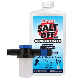 STAR BRITE Salt Off Kit – Applicator & 32 OZ Concentrate for Marine Engine Flush & Salt Removal on Boats, Trailers, Fishing Gear, Dive Equipment, and More