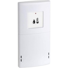 TFA Dostmann Thermo-Hygrosender, 30.3196, Replacement Transmitter for TFA Radio Stations 35.1122 | 35.1128, Wireless Transmission of Outdoor Temperature, White, (W x H x D) 53 x 105 x 26 mm
