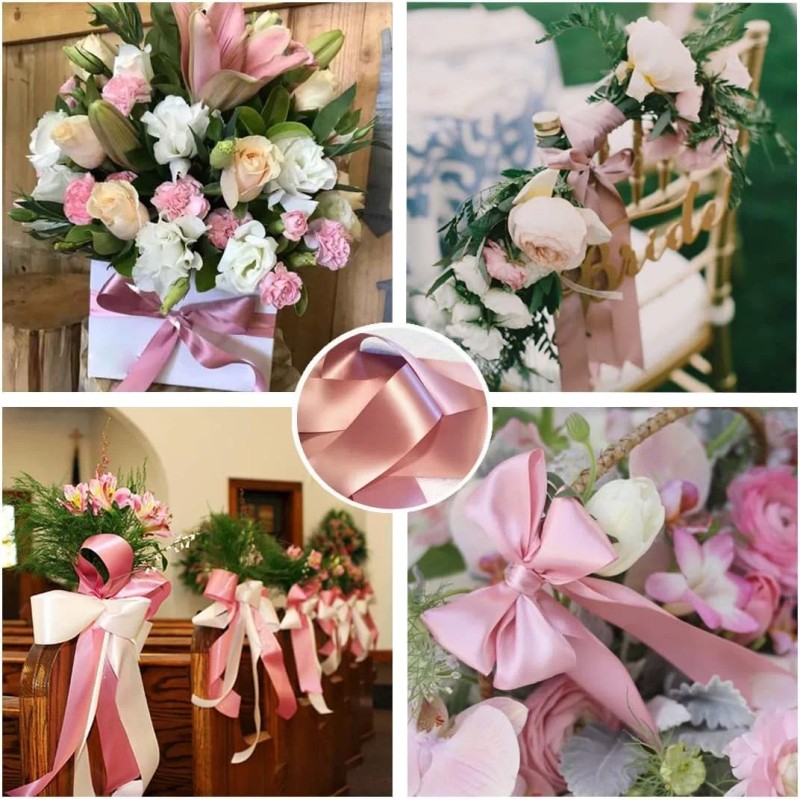 DREAMINHEART Cinta Popotillo, 10 Rollos, 3.8 Cm, 225 Metros