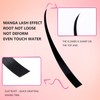 EMEDA Wet Look Eyelash Extensions, 0.07 mm, C Wave, 9