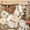 LOPERDEVE Natural Bird Toy Foraging Parrot Shredding Toys Box Conure