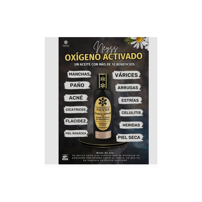 Neyss Oxígeno Activado Con Nuez De Macadamia 2 Unidades