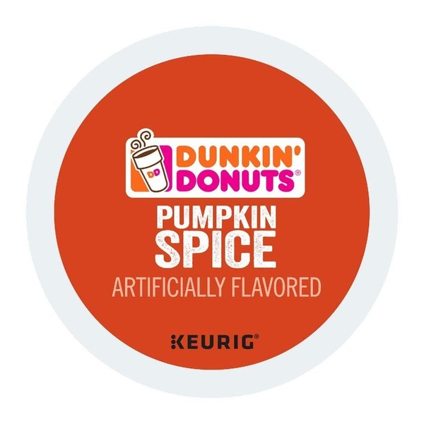 Dunkin Donuts K-Cups Pumpkin Spice - Box of 24 Kcups for use in Keurig Coffee Brewers