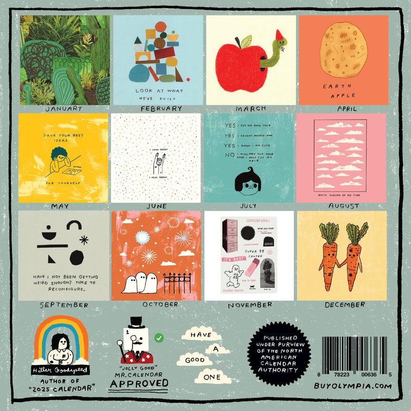 Hiller Goodspeed 2026 - Calendario de pared