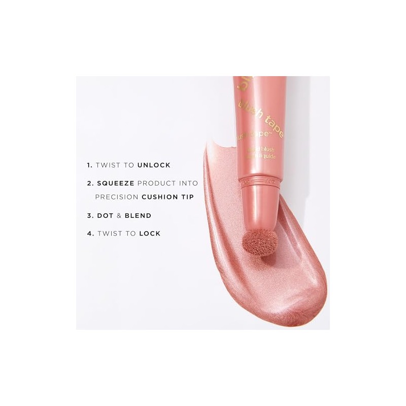 tarte Rubor Líquido Blush Tape - Coral - Tamaño Completo
