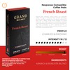 Grano Milano French Roast - 50 Aluminium Coffee Pods Compatible