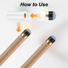 ADLABLD 30Pcs Screw In Pool Cue Tips, Screw-On Replacement Tips