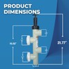 263064 Backwash Valve Assembly Push Pull Compatible with Pentair FNS,