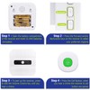 Daytech Wireless Caregiver Pagers SOS Call Button for Elderly Patient