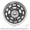 3 Inch Wheel Black Transparent PU Quiet with Ball Bearing