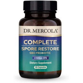 Dr. Mercola, Complete Spore Restore, (4 Billion CFU), 30 Servings (30 Capsules), Provides Supports Immune Function, Non GMO, Soy Free, Gluten Free