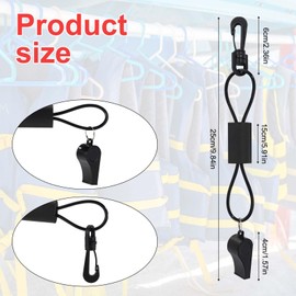 2pcs Whistle with Lanyard for Safety Boat, Plastic Loud Blast Emergency Survival Whistle for Boating Kayaking Camping Hiking Hunting Rescue Signaling Life Jacket Accessories