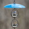Mosaic Birds Glass Baffle Dome, M382-200-15, Bluebird Blue, 1 Piece