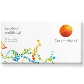 Proclear Multifocal Progressive Monthly Lenses, Soft, Pack of 6, BC 8.7 mm, DIA 14.4, ADD +2.50 D, -5.75 Dioptres