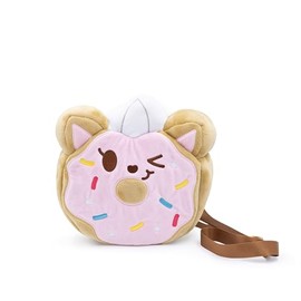 Bewaltz Novelty Handbag, Fun Shape Tween Style - (Donut Cat Crossbody)