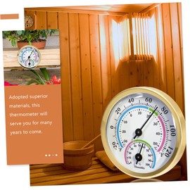 Levemolo Room Outdoor Thermometer Wall Mount Weatherproof Hygrometer Easy to Read