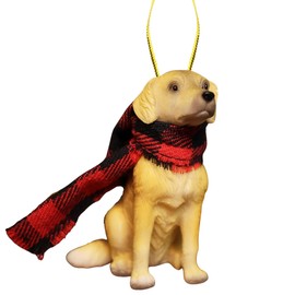 Needzo Golden Retriever Christmas Ornament, Xmas Tree Accessories, 2.5 Inches