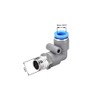 sourcing map Elbow Push to Connect Air Fittings 8mm Tube