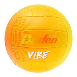 Baden Vibe Volleyball Ball, Beach Volleyball for Children, Teenagers and Adults, Durable and Soft Feel Ball, Ideal for Outdoor Pool, Beach, Pool and Leisure, 5, Yellow
