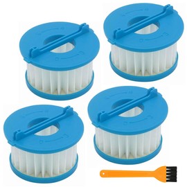 ECOMAID A32F02 HEPA Filters Replacement Compatible with Ryobi 18V ONE+ Wet/Dry Hand Vacuum PCL702 PCL702B PCL702K (4 Pack)