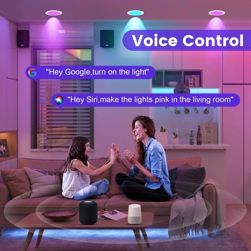 Xsky Smart Recessed Lighting 6 inch 1 Pack, Zigbee 3.0