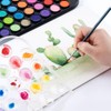 Transon 10pcs Natural Watercolor Paint Brush Set Professional for Watercolor