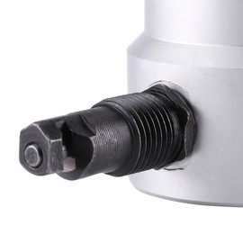 Metal Sheet Cutter, Double Head Nibbler Tool Kit for Steel, Copper, Aluminum and Stainless Steel with 360 Degree Adjustable Cutting