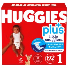 Huggies Plus Diapers Sizes 1 - 2 192 Ct