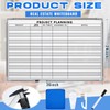 Lincia Project Planning Dry Erase Whiteboard 36 x 24 Magnetic