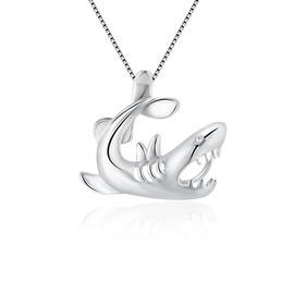 LGSY Shark Cage Pendants for Pearl Jewelry Making Sterling Silver, Design Cage Pendants for Women