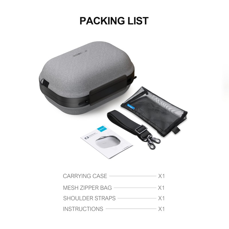 BOBOVR C3 Carrying Case,Three Versatile Modes, Desktop Stand for Tidy
