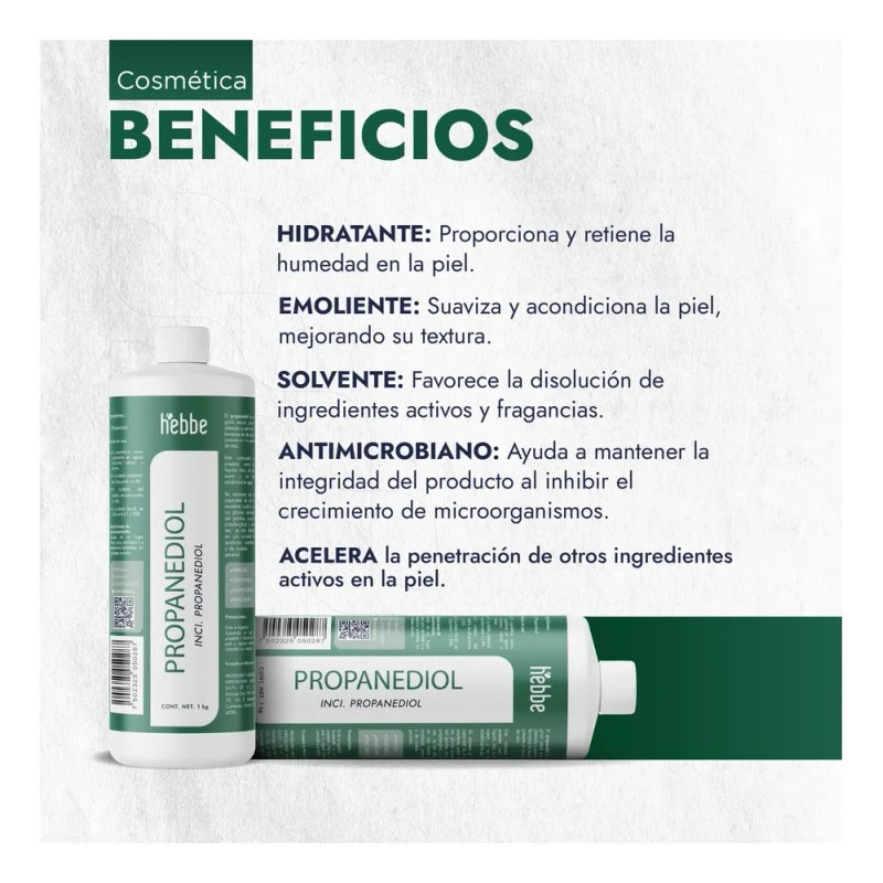 Propanediol Vegetal Humectante Sustituto De Glicerina 1kg