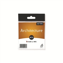 White Architecture Tips n10-50 Tips Beauty Nails AB10-28