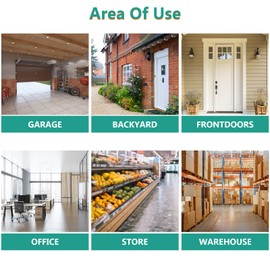 WALI WALI Dummy Fake Camera, Surveillance Security CCTV Dome Camera, Indoor Outdoor Camera, with One LED Light, Security Alert Sticker Decals (TC-W2), 2 Pack, White