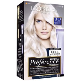 L'Oréal Paris Préférence Coloration Island 11.11 Very Light Cool Platinum Blonde Pack of 3