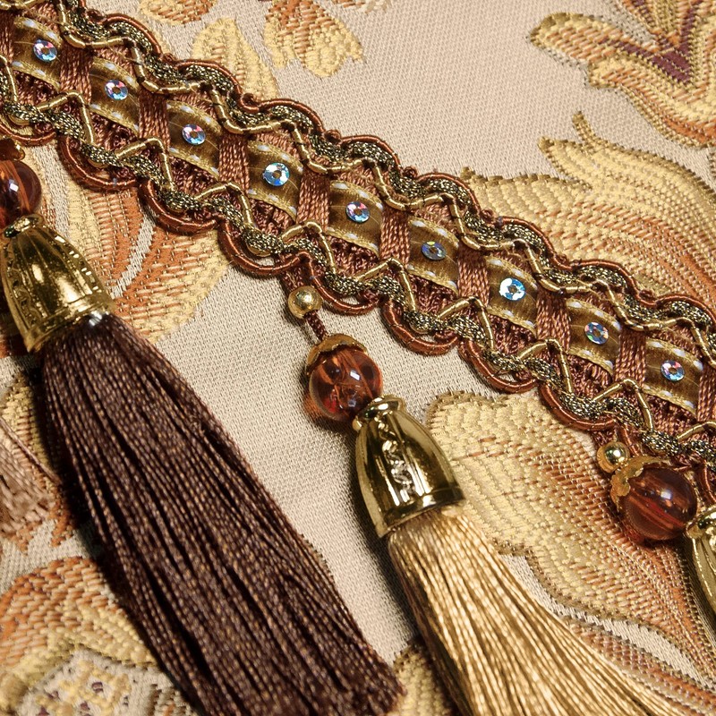 Loom and Mill Jacquard Table Runner 72 inches Long, Thick
