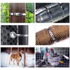 Sinlon Chain Link fence Ties 100pcs Multi-Purpose Self-Locking Metal Zip