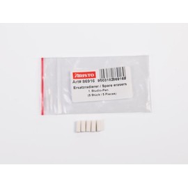 GEOtec Replacement Eraser Studio Pen, Fine Lead Pen, Pack of 5