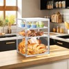 ZLLZUU Bread Box for Kitchen Countertop Pastry Display Case 4