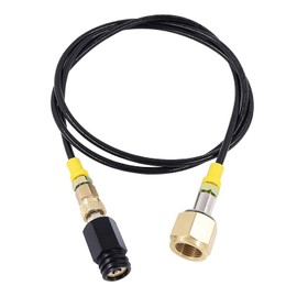 GURUDAR CO2 Cartridges CO2 Tank Direct Adapter with 60Inch High Pressure Hose, CGA320 CO2 Cylinder to TR21-4 G1/2 Soda Maker direct Connector for SodaStream Sodamate Soda Club