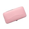 esowemsn 1PC Pink PU Leather Tweezers Storage Bag Empty Small