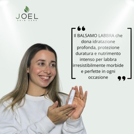 Joel Skin Care - Feuchtigkeitsspendender Lippenbalsam mit Kakaobutter und Rizinusöl - repariert und schützend für weiche und pflegende Lippen - 3 Stück