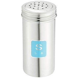 Endo Shoji TKG Seasoning Container, Long, Commercial Use, Acrylic Lid Included, 18-8 Stainless Steel
