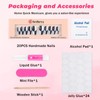 Sethexy Colour Gradient Nails Press Chess Board Handmade Long Coffin