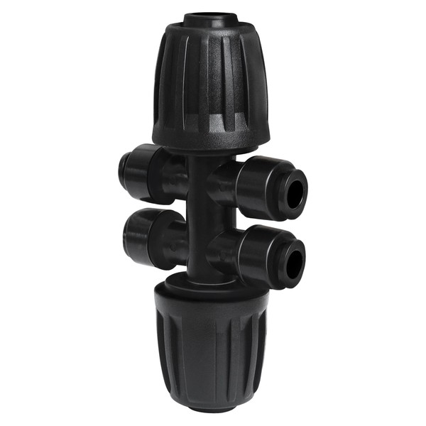 WZFLRUA 6 Pack 1/2 Inch To 1/4 Drip Irrigation Fittings
