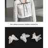 ECSiNG 20 Pieces Butterfly Appliques with Lace Double Layers Butterfly