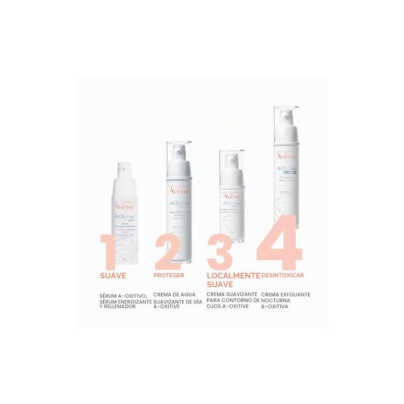 Avène A-Oxitive, Crema de Noche Efecto Peeling, Vitamina C