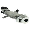Hyper Pet Critter Skinz Raccoon Plush Dog Toy with Squeaker,